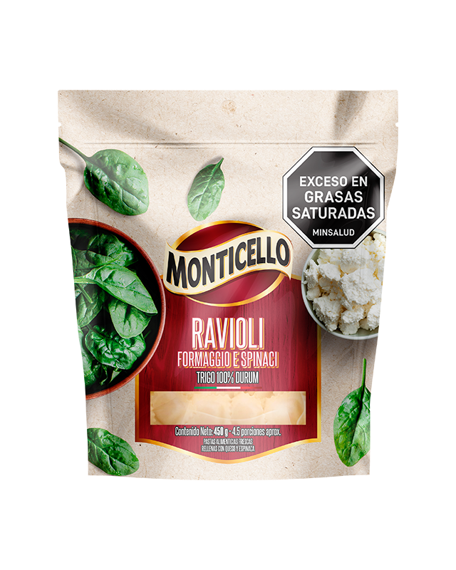 Ravioli Formaggio e spinaci